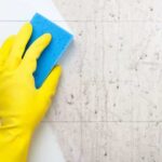 how to clean the tiles grout